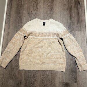 Gap Sweater - White/Beige